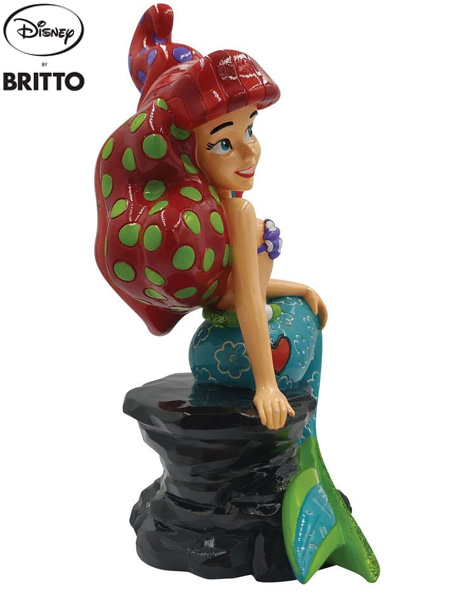 Disney by Britto The Little Mermaid Ariel on Rock Figurine